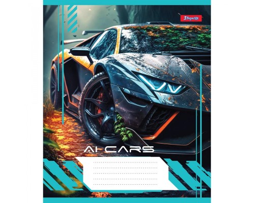 Зошит 1 вересня А5 AI cars 48 аркушів, лінія (766723)