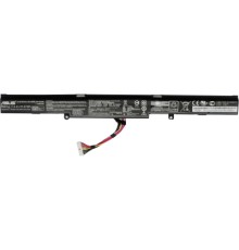 Акумулятор до ноутбука ASUS X450J A41-X550E, 37Wh (2500mAh), 4cell, 14.4V, Li-ion, black (A47765)