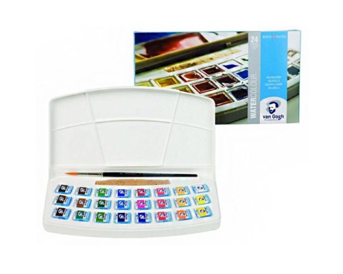 Акварельні фарби Royal Talens Van Gogh 24 кольори (8712079048884)