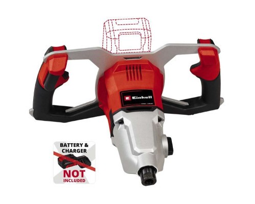 Міксер будівельний Einhell TP-MX 18-2 Li BL - Solo, PXC, 18В, 450/720об/хв, М14, 60Нм (без АКБ та ЗП) (4258770)
