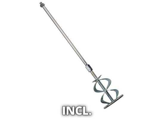 Міксер будівельний Einhell TP-MX 18-2 Li BL - Solo, PXC, 18В, 450/720об/хв, М14, 60Нм (без АКБ та ЗП) (4258770)