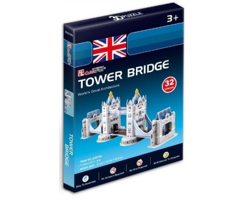 Пазл Cubic Fun 3D Тауерський міст серія міні (S3010h)