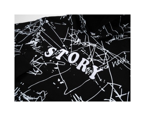 Кофта дитяча Breeze худі (19185-134B-black)