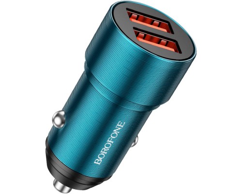 Зарядний пристрій BOROFONE BZ19 2 USB Sapphire Blue (BZ19SU)