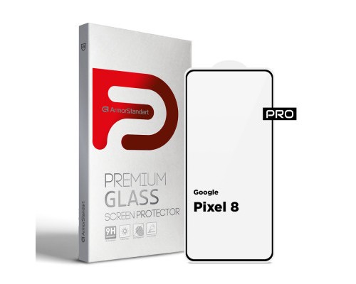 Скло захисне Armorstandart Pro Google Pixel 8 Black (ARM72907) Скло захисне Armorstandart Pro Google Pixel 8 Black (ARM72907)