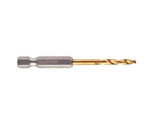 Свердло Milwaukee по металлу RedHEX HSS-G TiN. 3.3 мм, 2шт (4932471089)