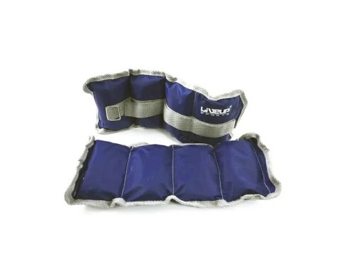 Обважнювач LiveUp Wrist/Ankle Weights LS3011-1 2 шт по 1 кг синій (6951376126303)