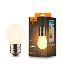 Лампочка Videx Filament 4W E27 3000K Porcelain dimmable (VL-DG45MO)