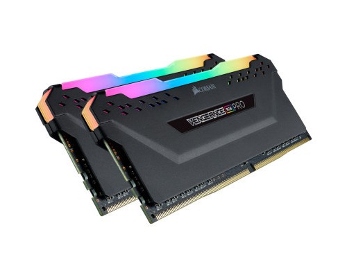 Модуль пам'яті для комп'ютера DDR4 32GB (2x16GB) 3200 MHz Vengeance RGB Pro Corsair (CMW32GX4M2E3200C16W)