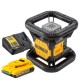 Лазерний нівелір DeWALT ротаційний, 18В XR Li-Ion, зелений промінь, 4.5 кг, 2Ah, ЗУ, кейс (DCE079D1G)