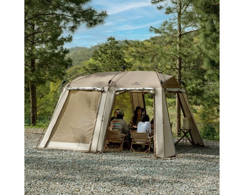 Тент Naturehike Village CNH23ZP12003, коричневий (6976023924668)