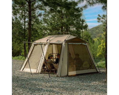 Тент Naturehike Village CNH23ZP12003, коричневий (6976023924668)