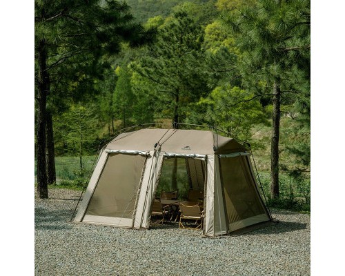 Тент Naturehike Village CNH23ZP12003, коричневий (6976023924668)