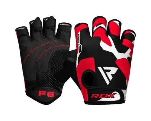 Рукавички для фітнесу RDX F6 Sumblimation Red S (WGS-F6R-S)