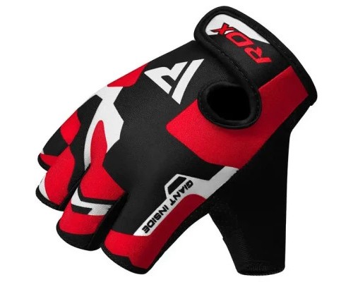 Рукавички для фітнесу RDX F6 Sumblimation Red S (WGS-F6R-S)