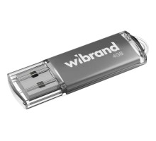 USB флеш накопичувач Wibrand 4GB Cougar Silver USB 2.0 (WI2.0/CU4P1S) 