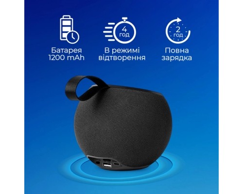 Акустична система Promate Juggler Black (juggler.black) 