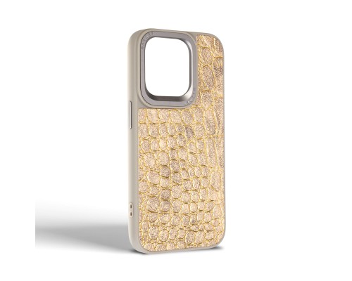 Чохол до мобільного телефона Harder Crocosaur Apple iPhone 14 Pro Titanium (ARM76723)