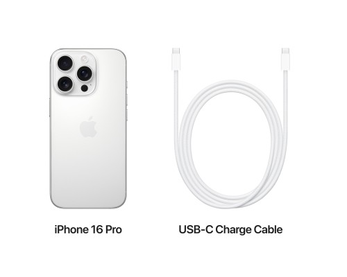 Мобільний телефон Apple iPhone 16 Pro 512GB White Titanium (MYNN3)