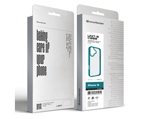 Чохол до мобільного телефона Armorstandart UNIT2 Apple iPhone 16 Lake Green (ARM78745)
