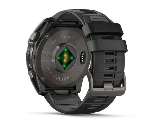 Смарт-годинник Garmin fenix 8 51mm,AMOLED,Saph,CrbnGryTi/Blk,Blk/PebbleGryBnd (010-02905-21)
