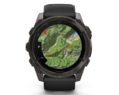 Смарт-годинник Garmin fenix 8 51mm,AMOLED,Saph,CrbnGryTi/Blk,Blk/PebbleGryBnd (010-02905-21)