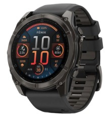 Смарт-годинник Garmin fenix 8 51mm,AMOLED,Saph,CrbnGryTi/Blk,Blk/PebbleGryBnd (010-02905-21)