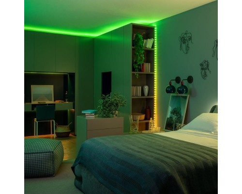Гірлянда Twinkly Smart LED, Dots 400 RGB LED Lights String Black Wire Plug IP44 20м (TWD400STP-BEU)