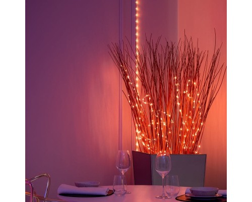 Гірлянда Twinkly Smart LED, Dots 400 RGB LED Lights String Black Wire Plug IP44 20м (TWD400STP-BEU)
