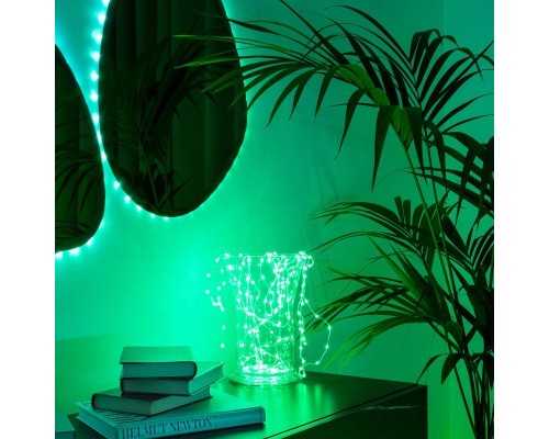 Гірлянда Twinkly Smart LED, Dots 400 RGB LED Lights String Black Wire Plug IP44 20м (TWD400STP-BEU)
