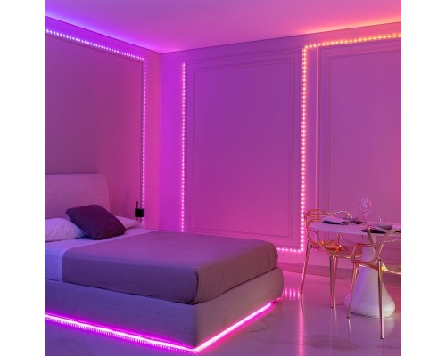Гірлянда Twinkly Smart LED, Dots 400 RGB LED Lights String Black Wire Plug IP44 20м (TWD400STP-BEU)