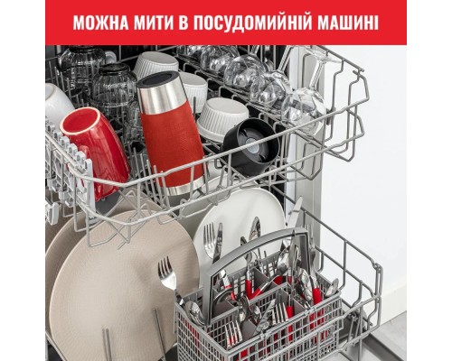 Термокружка Tefal Travel Mug Classic, 360мл, нержавіюча сталь, червоний (N2020410)