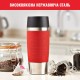 Термокружка Tefal Travel Mug Classic, 360мл, нержавіюча сталь, червоний (N2020410)