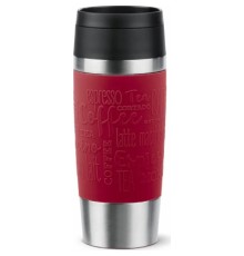 Термокружка Tefal Travel Mug Classic, 360мл, нержавіюча сталь, червоний (N2020410)