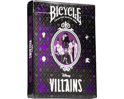 Гральні карти Bicycle Disney Villains (purple) (ВР_БДВП)