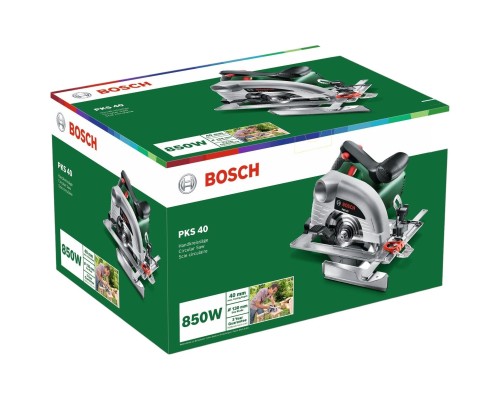 Дискова пила Bosch PKS 40 850Вт, 130мм, 2.6кг (0.603.3C5.000)