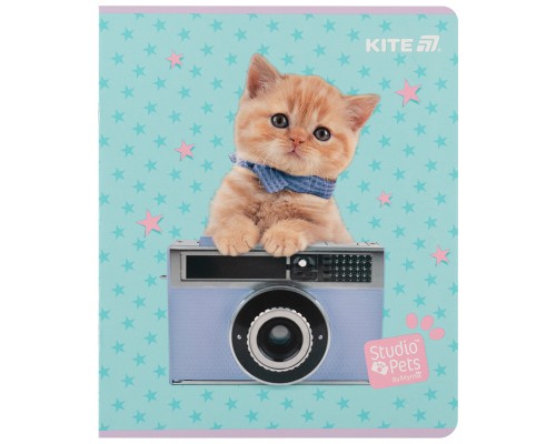 Зошит Kite Studio Pets, 24 аркуші, клітинка (SP25-238)