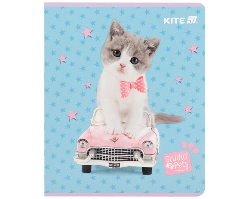 Зошит Kite Studio Pets, 24 аркуші, клітинка (SP25-238)