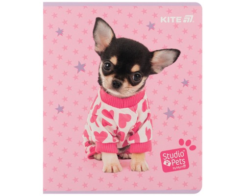 Зошит Kite Studio Pets, 24 аркуші, клітинка (SP25-238)