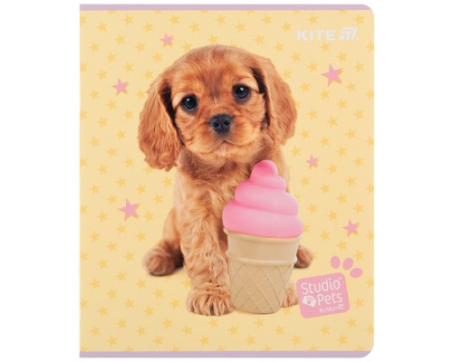 Зошит Kite Studio Pets, 24 аркуші, клітинка (SP25-238)