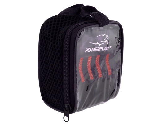 Бинт для спорту PowerPlay 3081 Gym WristT Wraps Чорно-Червоні (PP_3081_Red)
