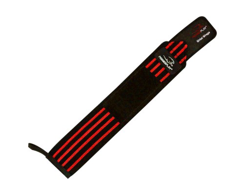Бинт для спорту PowerPlay 3081 Gym WristT Wraps Чорно-Червоні (PP_3081_Red)