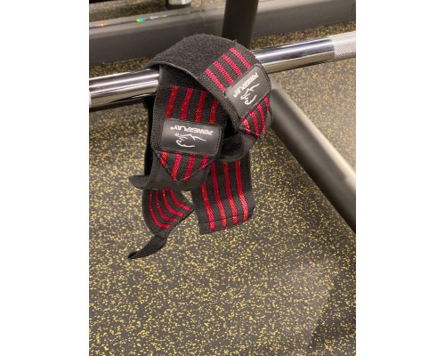 Бинт для спорту PowerPlay 3081 Gym WristT Wraps Чорно-Червоні (PP_3081_Red)