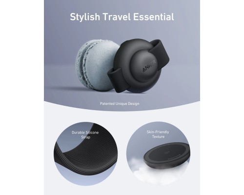 Зарядний пристрій Anker MagGo Wireless Charging Pad 15W 3-in-1 Foldable Black (B25M8H11)