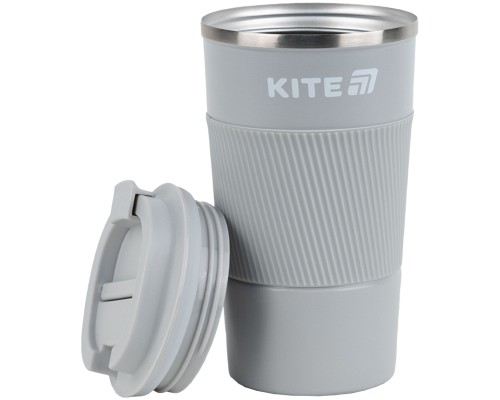 Термокружка Kite 510 мл сіра (K25-458-1)