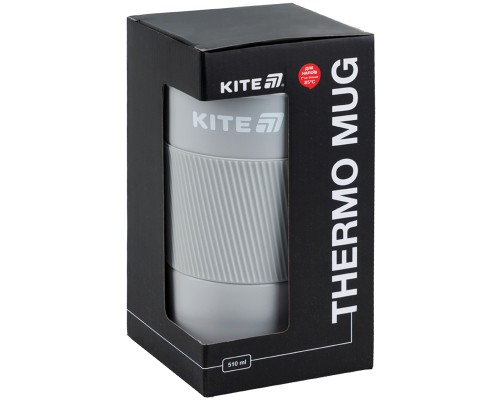 Термокружка Kite 510 мл сіра (K25-458-1)