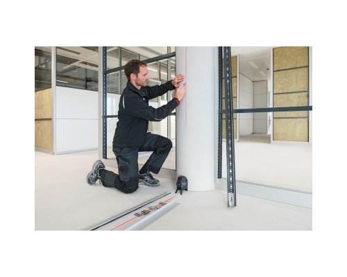 Лазерний нівелір Bosch Professional GCL2-50+RM1+BM3 до 20м, ±0.3мм/м, 4AAx1.5В, IP54, чохол, мішеннь, кейс (0.601.066.F02)