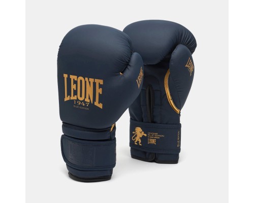 Боксерські рукавички Leone GN059B Blue Edition 16 унцій (GN059B_Blue_16oz)