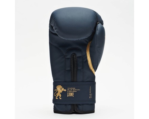 Боксерські рукавички Leone GN059B Blue Edition 16 унцій (GN059B_Blue_16oz)