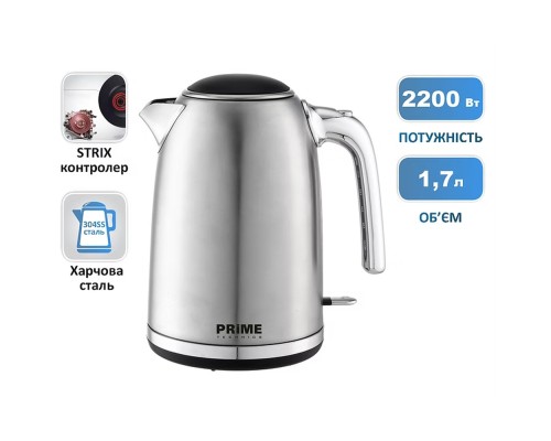 Електрочайник PRIME Technics PKX 1785 X